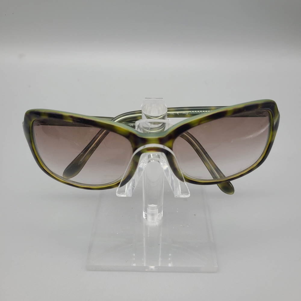 Kate Spade Olive Green Tortoise Shell Sunglasses Made in Italy Gradient Lens